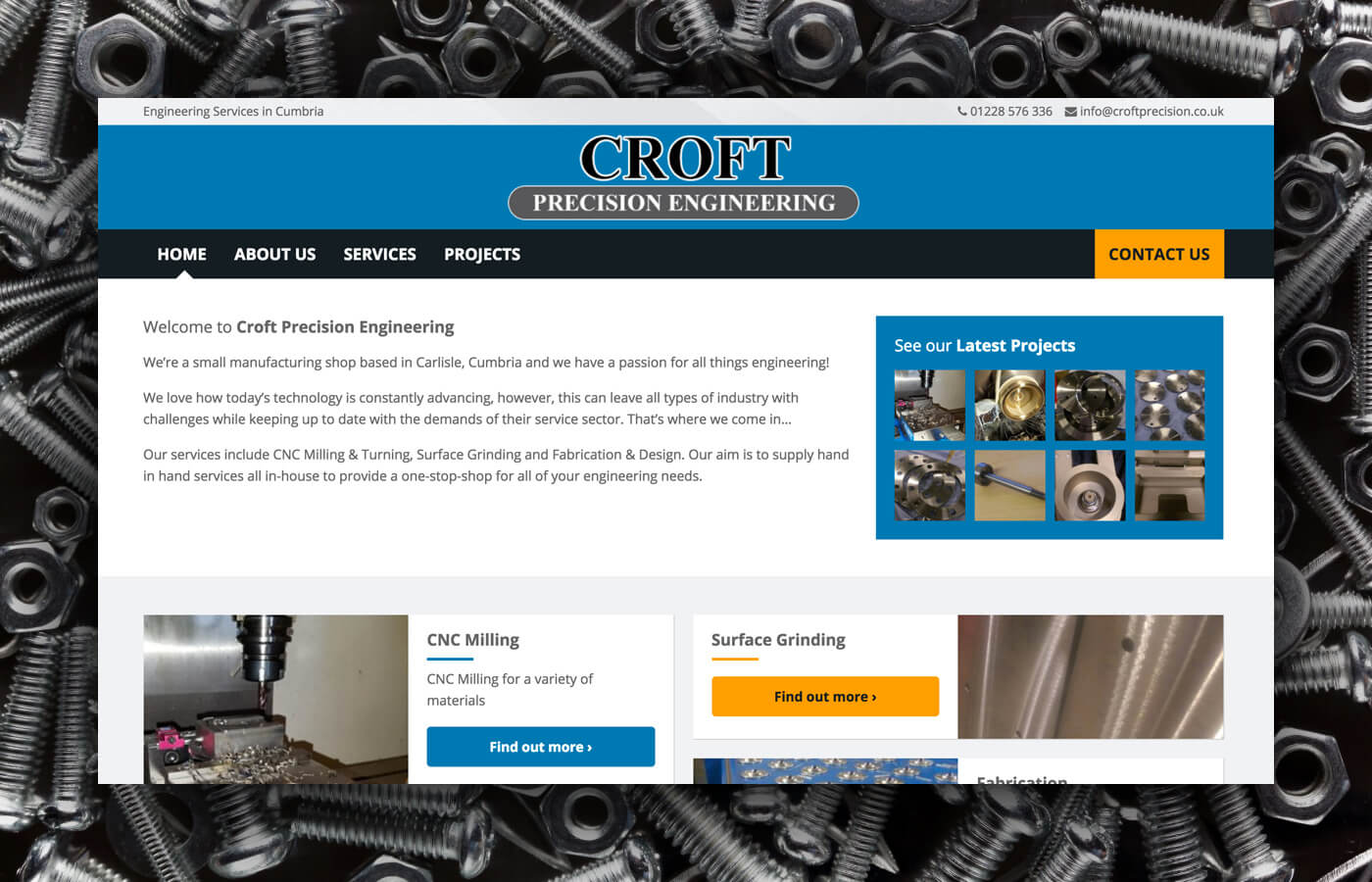 Croft Precision Website