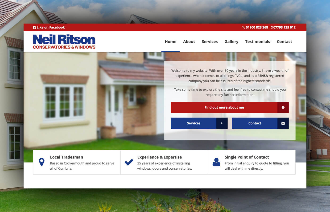 Window Fitter Website